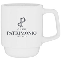 ETS Express White Olly 16oz Stackable Ceramic Mug