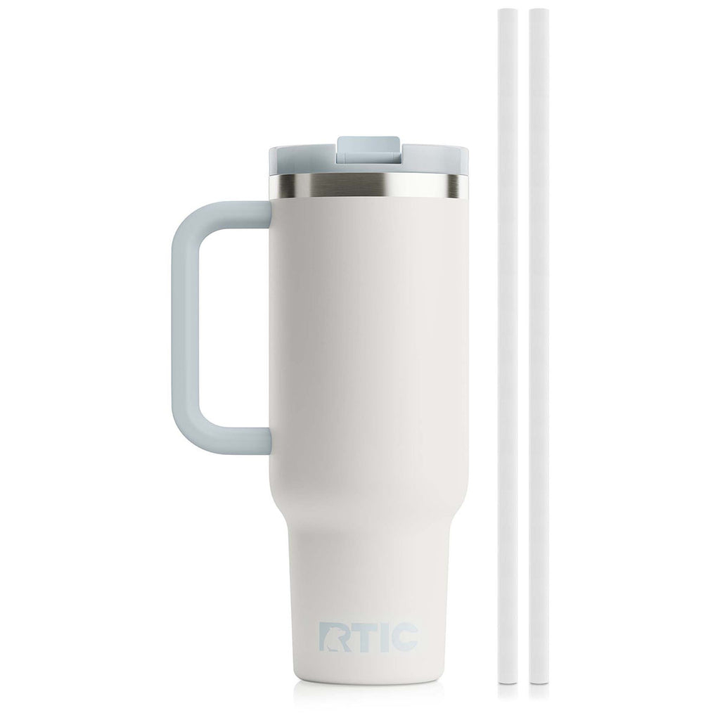 RTIC White 40oz Road Trip Tumbler