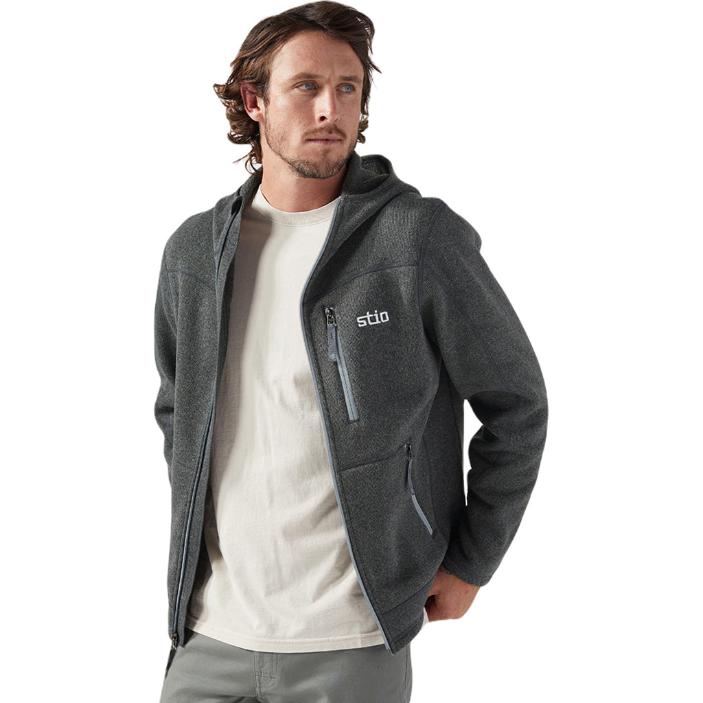 Stio Men's Abyss Heather Wilcox Fleece Hoodie