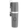 Hit Grey Rechargeable Portable Alarm And Flashlight With Carabiner Attachment