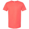 Tultex Unisex Bright Coral Fine Jersey T-Shirt