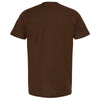 Tultex Unisex Brown Fine Jersey T-Shirt