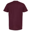 Tultex Unisex Burgundy Fine Jersey T-Shirt