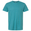 Tultex Unisex Heather Aqua Blue Fine Jersey T-Shirt