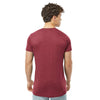 Tultex Unisex Heather Cardinal Fine Jersey T-Shirt