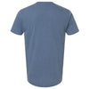 Tultex Unisex Heather Indigo Blue Fine Jersey T-Shirt