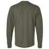 Tultex Unisex Heather Military Green Fine Jersey Long Sleeve T-Shirt