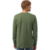 Tultex Unisex Military Green Fine Jersey Long Sleeve T-Shirt