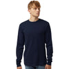 Tultex Unisex Navy Fine Jersey Long Sleeve T-Shirt