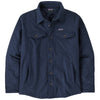 Patagonia Men's New Navy Lightweight Insulated Fjord Flannel Shirt