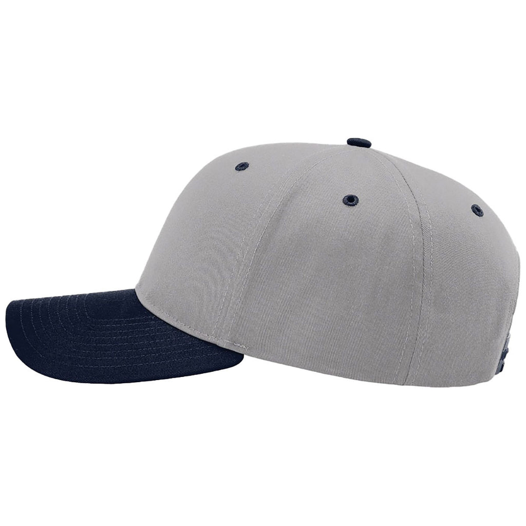 Richardson Grey/Grey/Navy Pro Twill Snapback