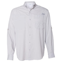 Columbia Men's Cool Grey PFG Tamiami Long Sleeve Shirt