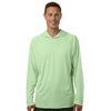 Columbia Men's Key West/Cool Grey PFG Terminal Tackle Hooded Long Sleeve T-Shirt