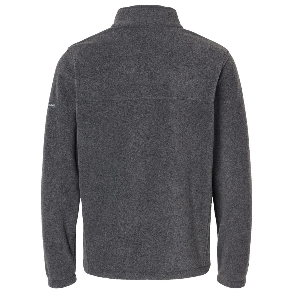 Columbia Men's Charcoal Heather Steens Mountain Half-Zip Pullover