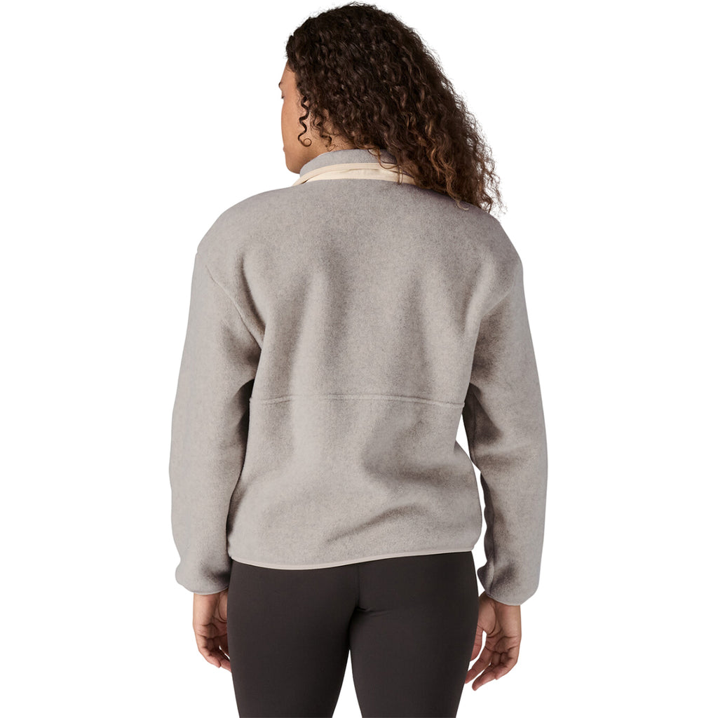 Patagonia Women's Oatmeal Heather w/Natural Synchilla Fleece Marsupial