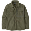 Patagonia Men's Basin Green Synchilla Fleece Shirt Jacket