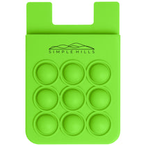 Hit Lime Green Push Pop Phone Wallet