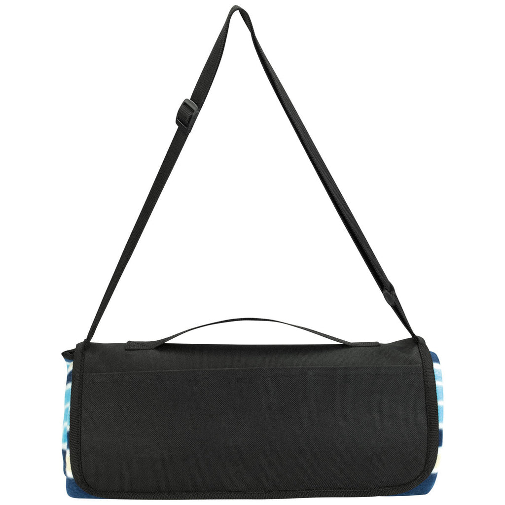 48-Hour BIC Blue Shoulder Strap Picnic Blanket