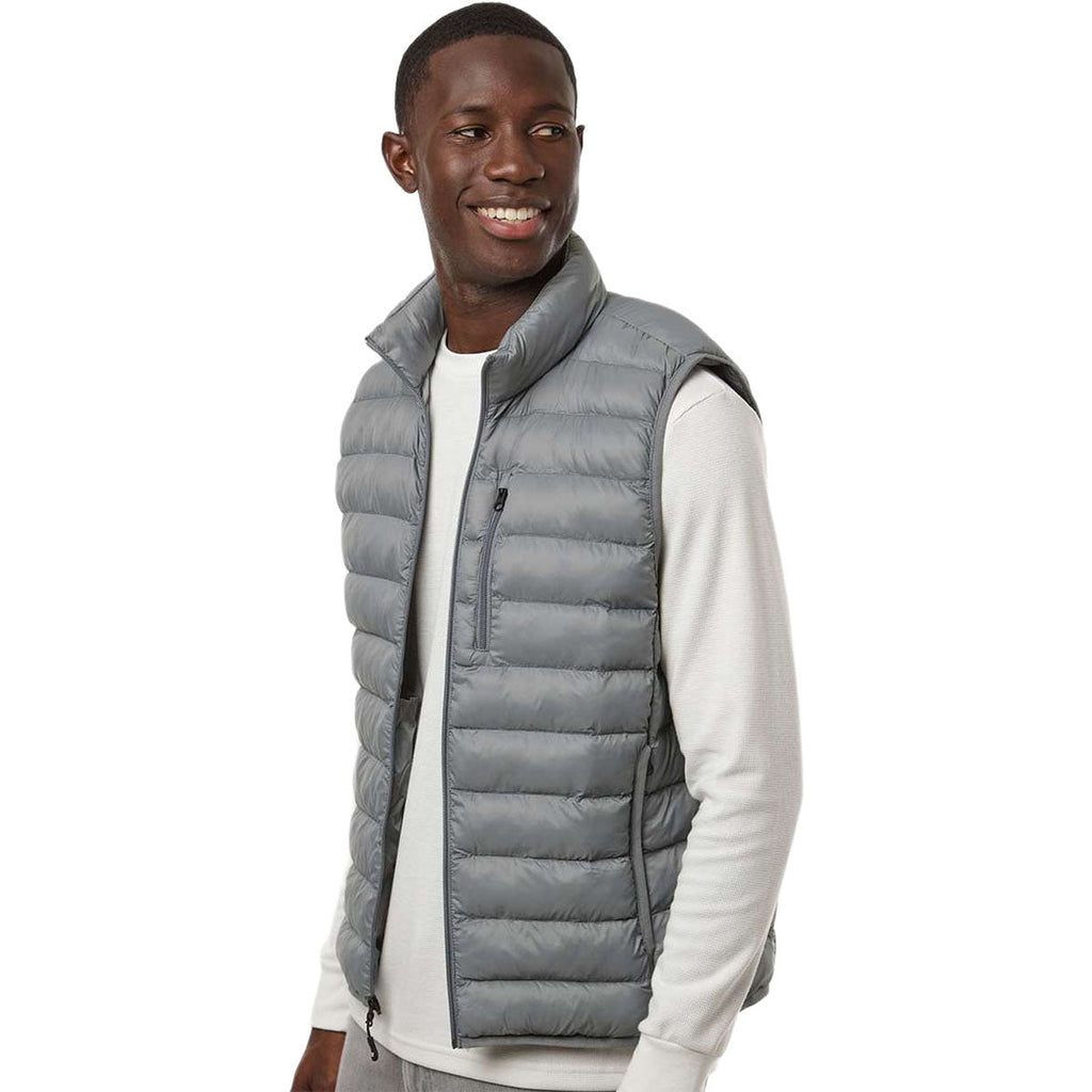 Weatherproof Men's Chelsea Grey Lightweight Poly-Filled Packable Vest