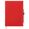 JournalBooks Red 7'' x 10'' FSC Mix Pedova UltraHyde Hardcover Large Bound JournalBook