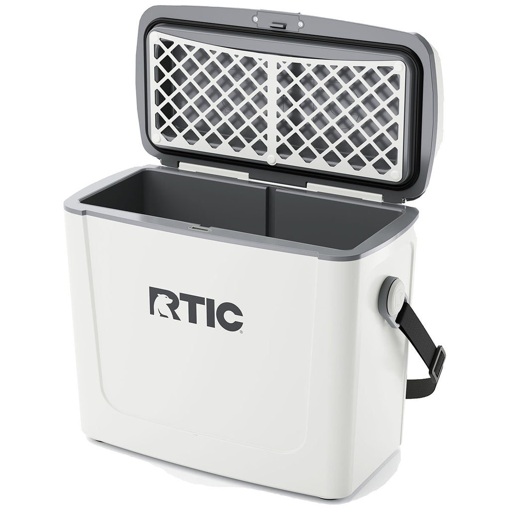 RTIC White & Grey 16 QT Road Trip Cooler