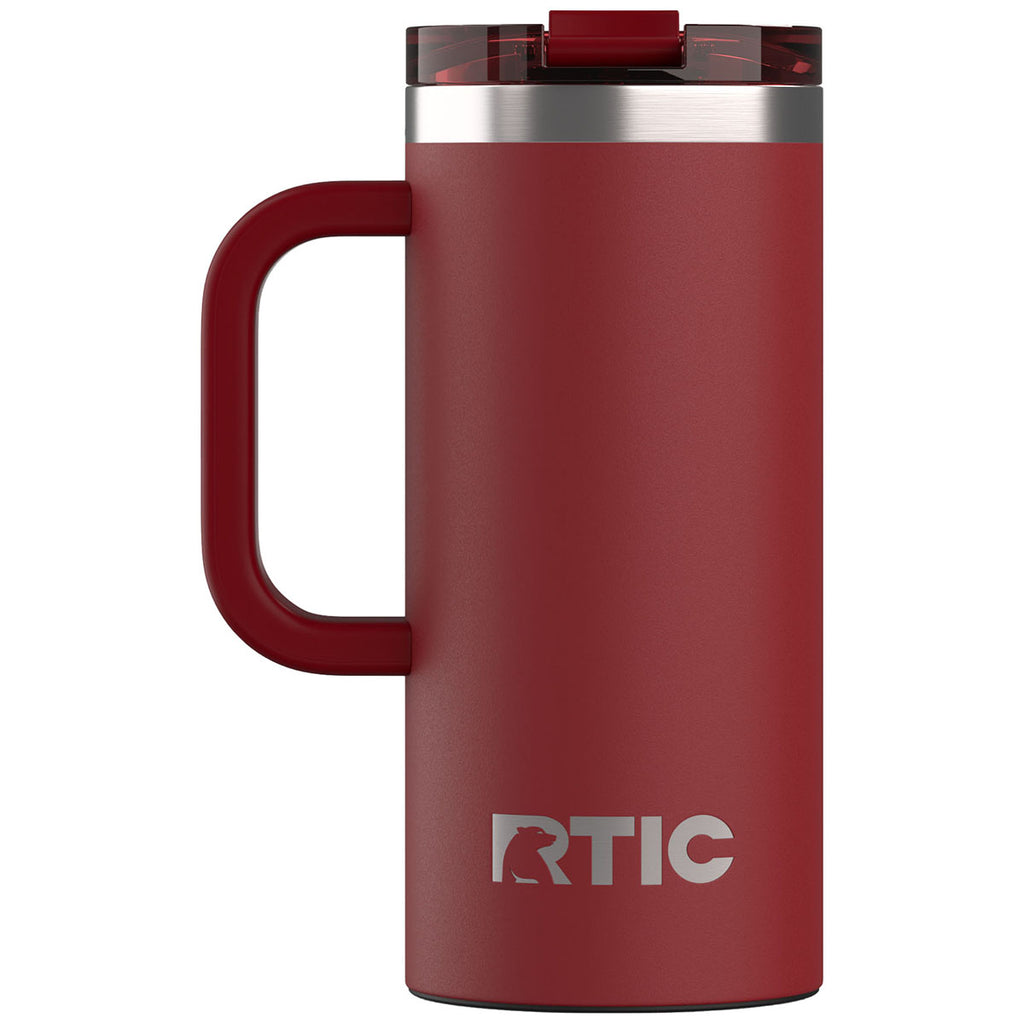 RTIC Black Cherry 16oz Road Trip Travel Mug