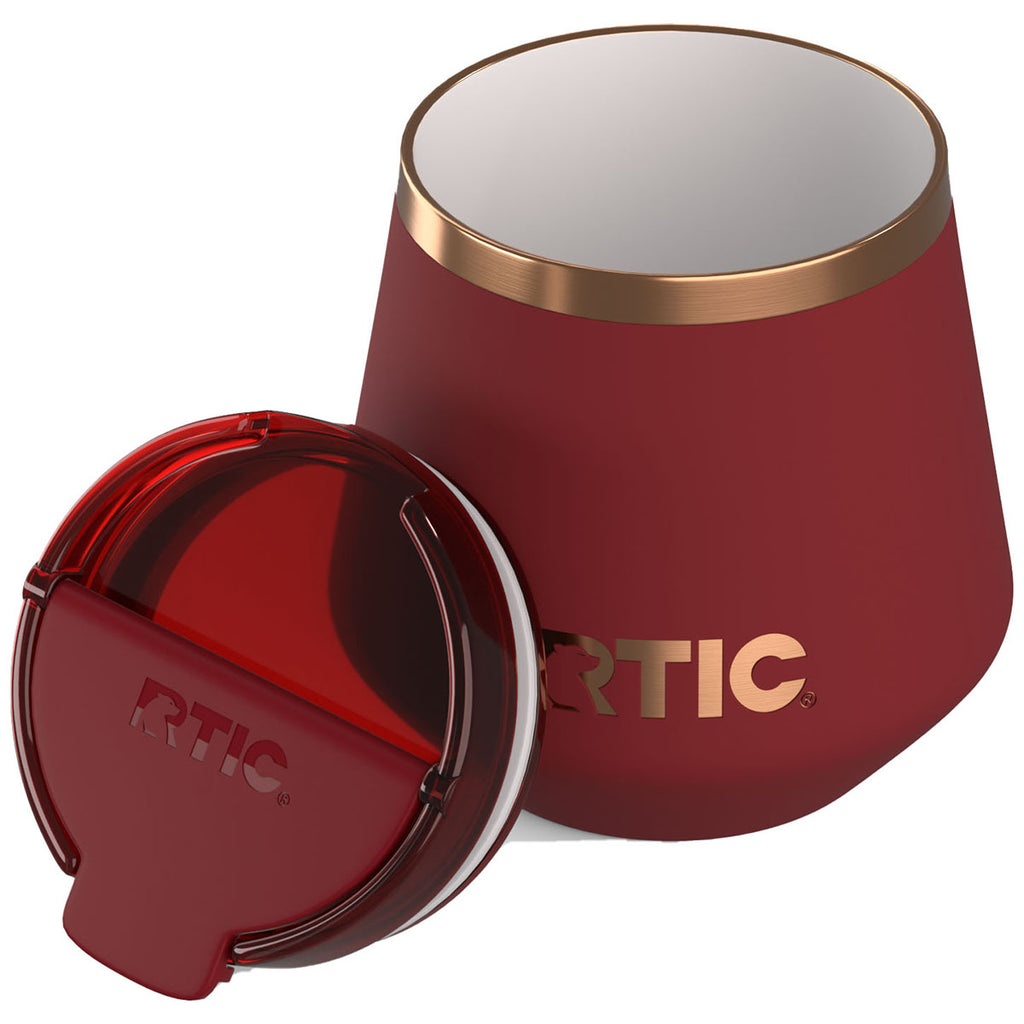 RTIC Black Cherry 8oz Happy Hour Lowball Tumbler