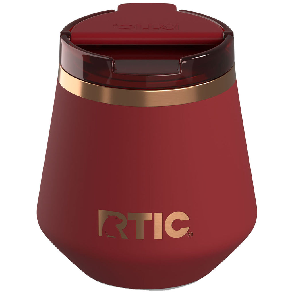 RTIC Black Cherry 8oz Happy Hour Lowball Tumbler