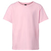 Gildan Youth Light Pink Light Cotton T-Shirt