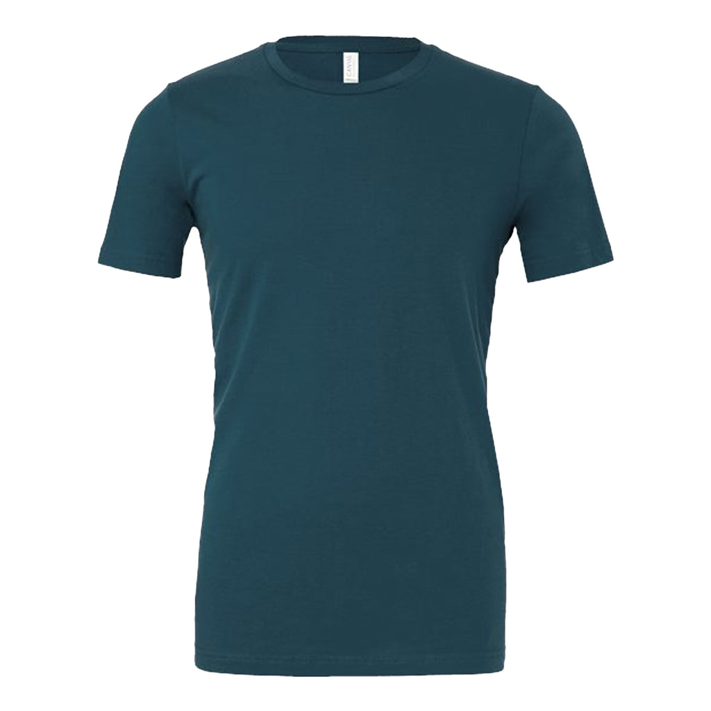 Bella + Canvas Unisex Deep Teal Jersey Short-Sleeve T-Shirt