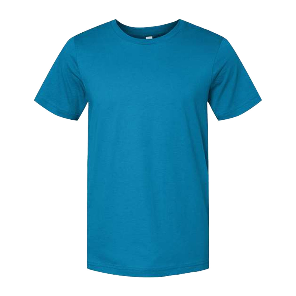 Bella + Canvas Unisex Electric Blue Jersey Short-Sleeve T-Shirt