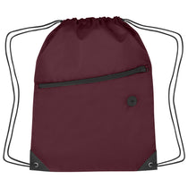 Hit Maroon Sports Pack With Front Zipper