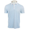 AndersonOrd Men's White/Sky/Laguna Blue Mist Polo