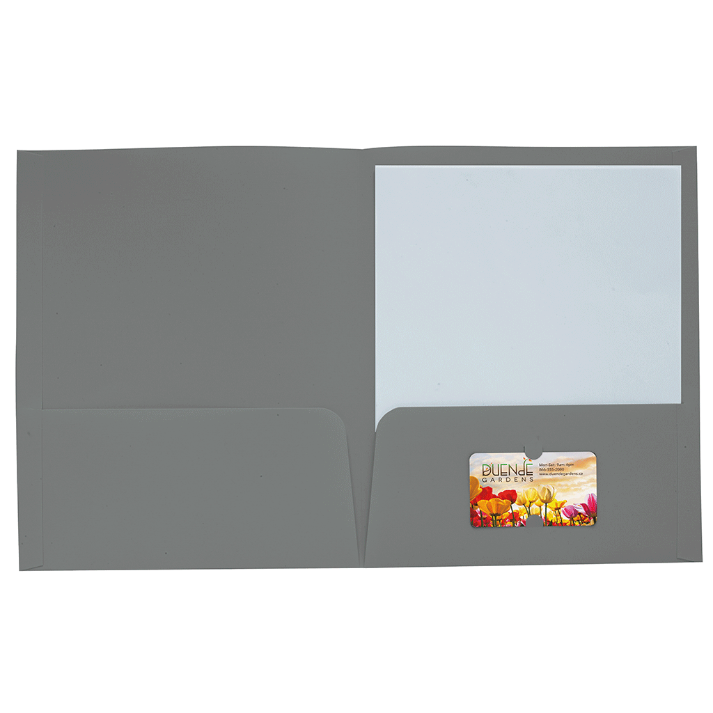 Good Value Gray Linen Paper Folder