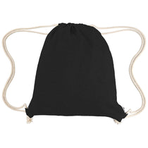 Hit Black Arden Recycled Cotton Drawstring Bag