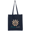 Hit Navy Arden Recycled Cotton Canvas Tote Bag