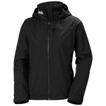 Helly Hansen Women's Black Crew Hooded Midlayer Jacket 2.0