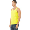 Bella + Canvas Unisex Neon Yellow Heather CVC Tank