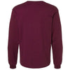 Bella + Canvas Unisex Maroon 6 oz. Heavyweight Long Sleeve Tee