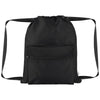 Hit Black Anywhere rPET Drawstring Bag