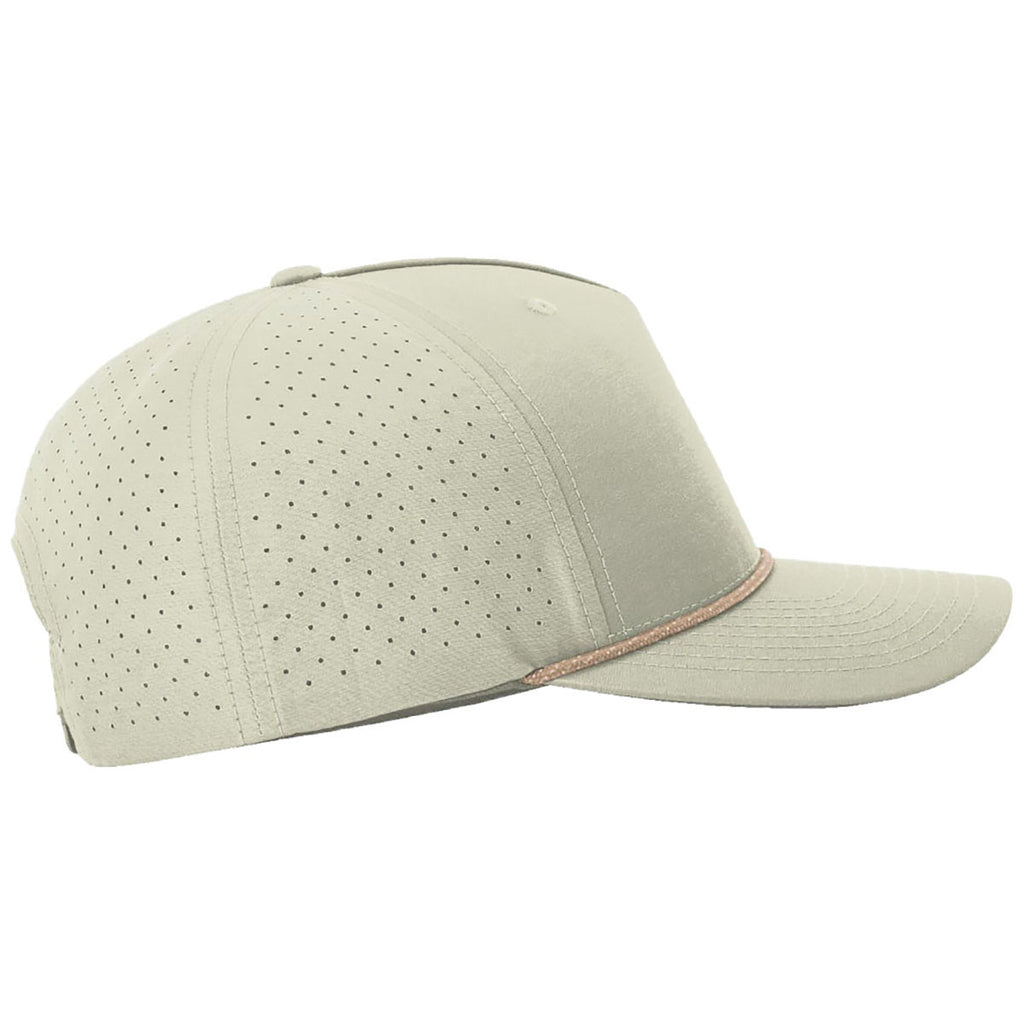 Richardson Oat Milk/Elmwood White Laser Perf Performance Rope Cap