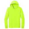 Jerzees Classics Unisex Safety Green Cotton Long Sleeve Hooded T-Shirt