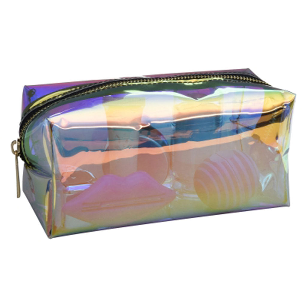 Hit Clear Hologram Vanity Bag