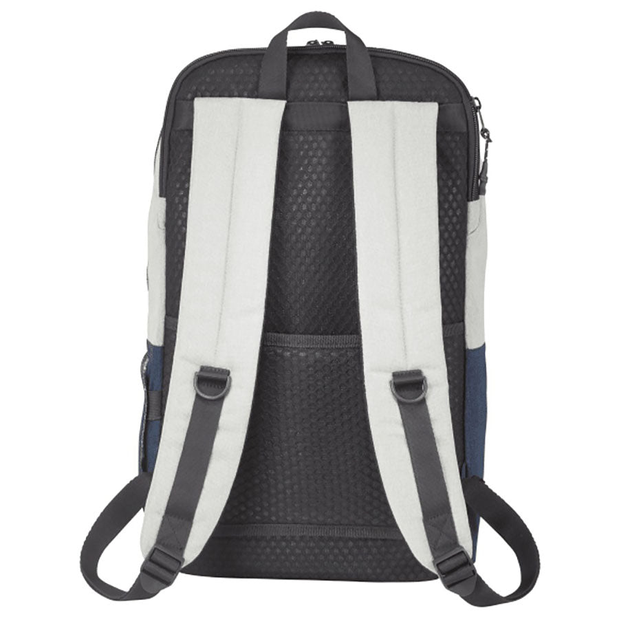 48-Hour Leed's Navy/Grey NBN Linden 15 Inch Laptop Backpack