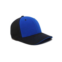 Pacific Headwear Black/Royal Universal M2 Contrast Performance Cap