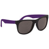 Hit Purple Rubberized Sunglasses