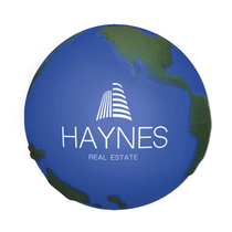 Hit Blue Globe Shape Stress Reliever