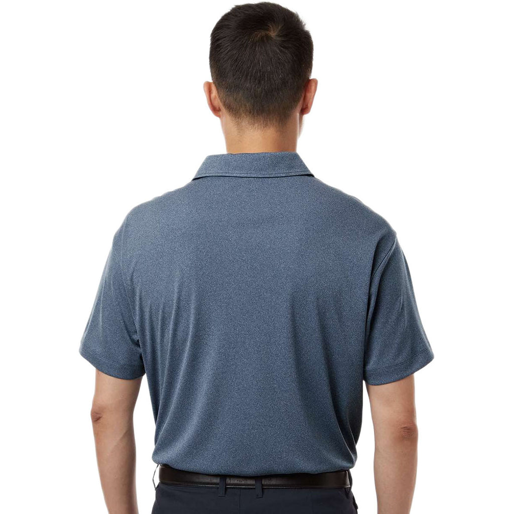 AllPro Men's Heather Navy Pro-Lock Performance Polo