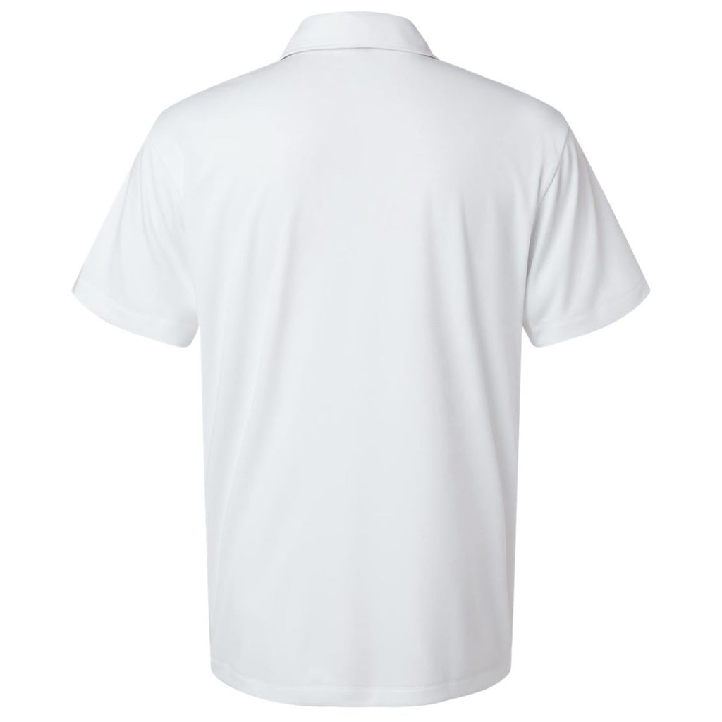 AllPro Men's White Pro-Lock Performance Polo