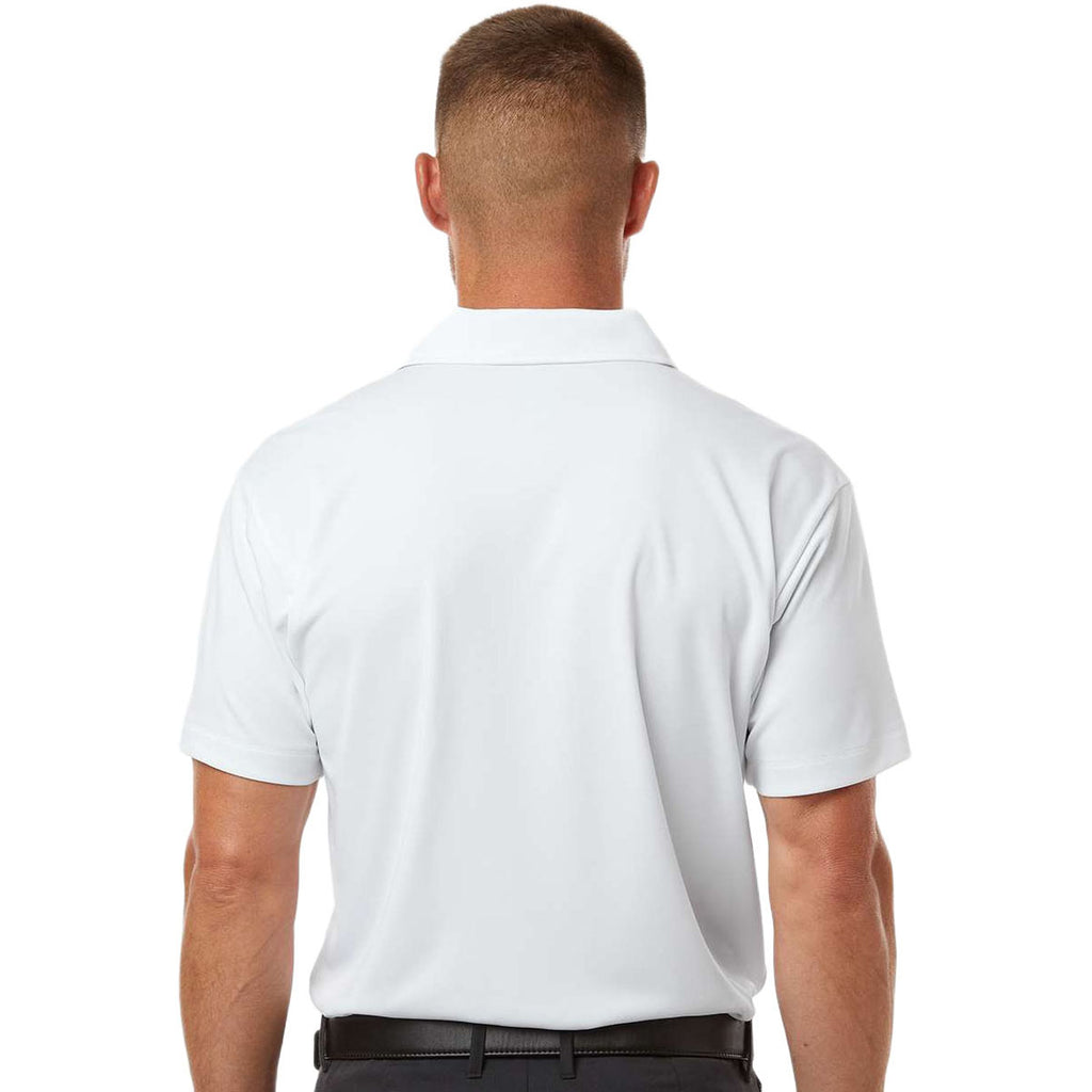 AllPro Men's White Pro-Lock Performance Polo
